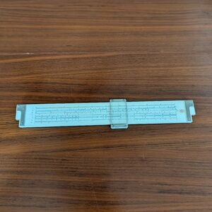 Post 1450 Versi Trig 20 Scale Slide Rule With Leather Case Pre Owned